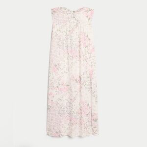 Floral Strapless Dress